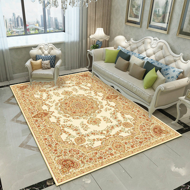 Fancy Victoria Rug Alfombra floral multicolor antideslizante lavable alfombra apta para mascotas para sala de estar