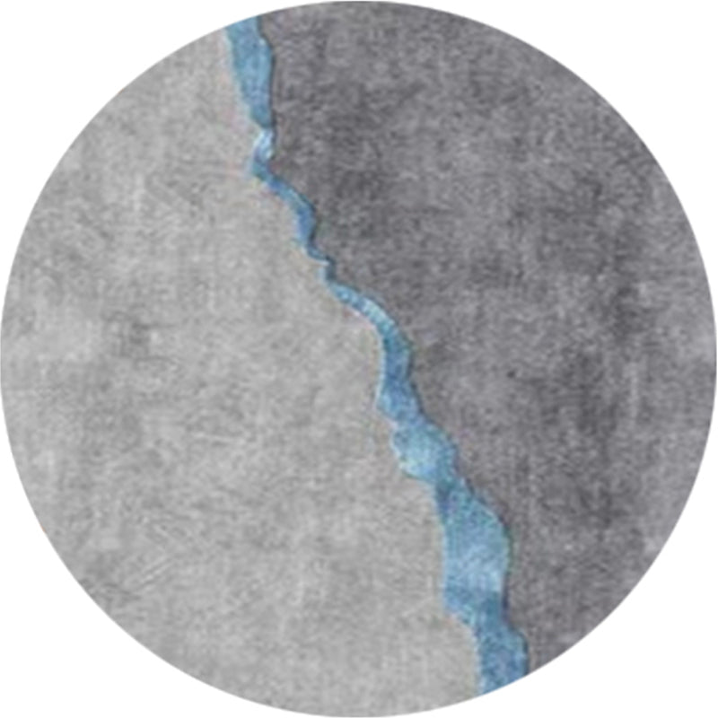 Glam Marble Look Rug Multi-Colored Mid Century Carpet Polypropylene Washable Non-Slip Pet Friendly Rug for Home