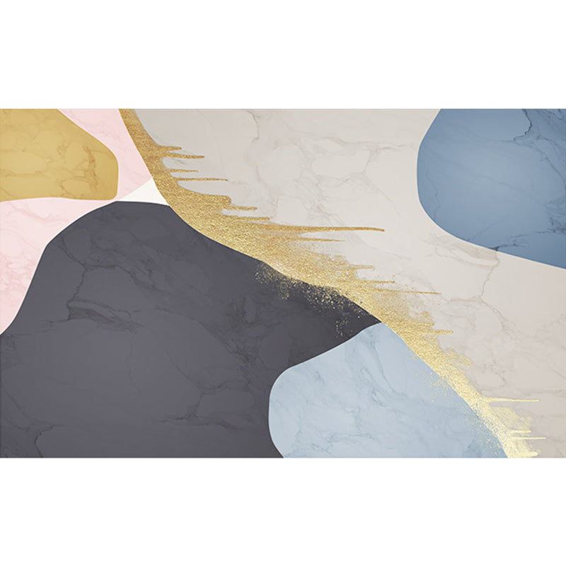 Mehrfarbiger skandinavischer Teppichsynthetik-Steinscheibenmuster abstrakter Teppichfärbung Resistant nicht rutschfarbiger Maschinenwaschanlagen Teppich für Raum