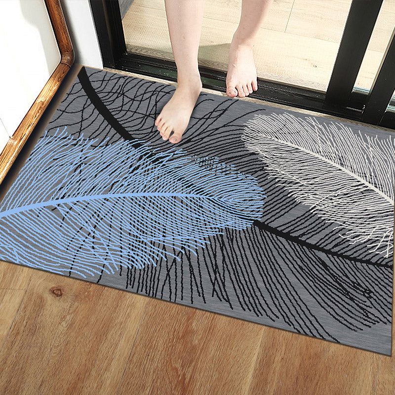 Unique Scandinavian Indoor Rug Multi Colored Geometry Carpet Non-Slip Pet Friendly Washable Rug for Door
