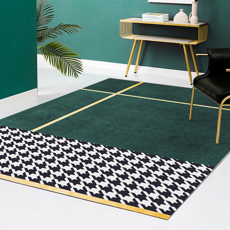 Vintage multi-kleuren postmodern tapijt polypropyleen abstract geprinte tapijt anti-slip huisdiervriendelijke vlekbestendig kleed voor grote kamer