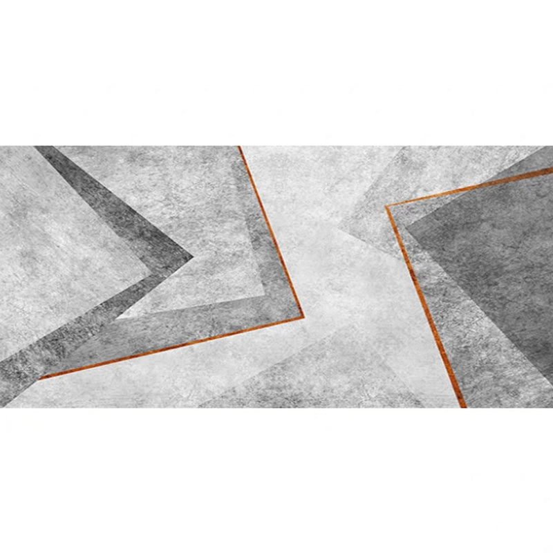 Multi-Color Modern Runner Rug Polypropylene Expressionism Stripes Print Rug Anti-Slip Machine Wash Stain Resistant Rug for Bedroom