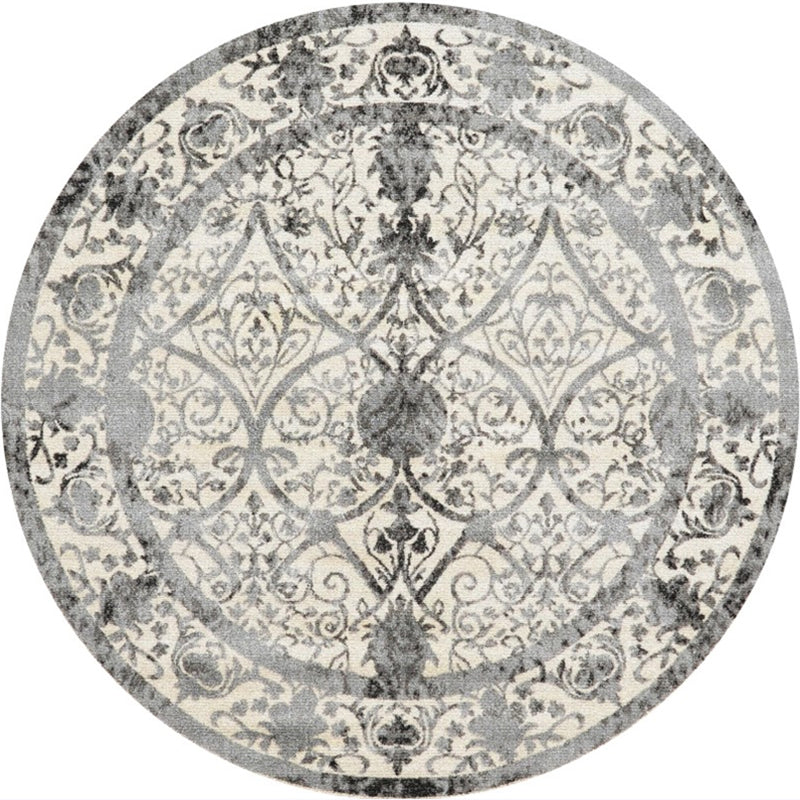 Moroccan Abstract Indoor Rug Multicolor Synthetics Carpet Non-Slip Backing Stain Resistant Pet Friendly Rug for Living Room