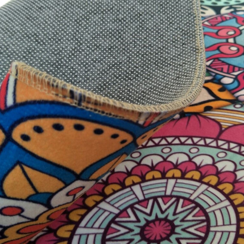 Klassiker Multi-Farben marokkanischer Teppichsynthetik Mandala Print Teppich Haustierfreundlich