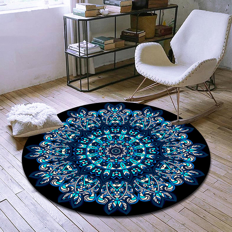 Exclusieve Marokkaans Tapijt Multi-gekleurde tribale bloemen Rug huisdiervriendelijke machine Wasbaar Non-slip Tapijt voor kamer