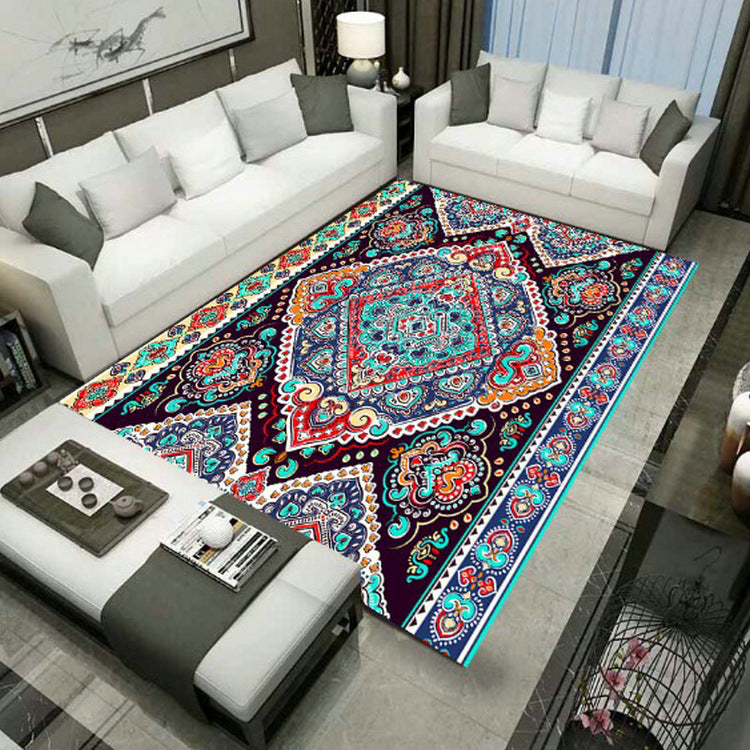 Tappeto multicolore del tappeto stampato in jacquard