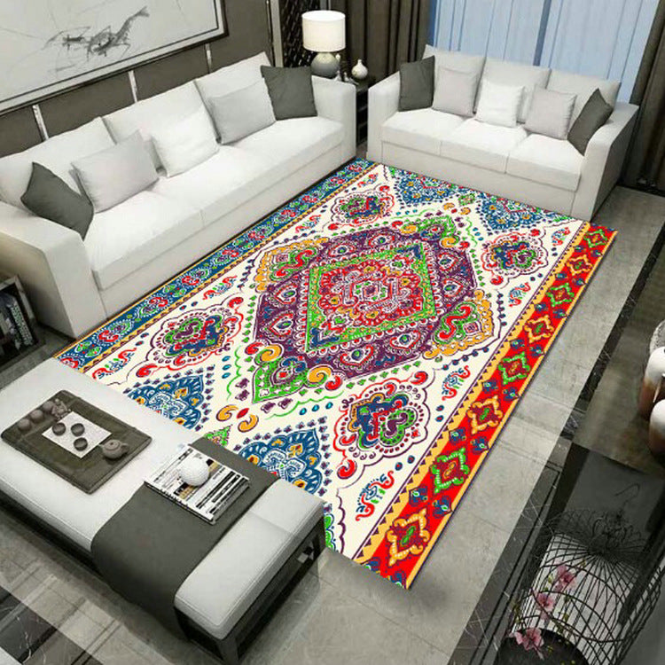Tappeto multicolore del tappeto stampato in jacquard