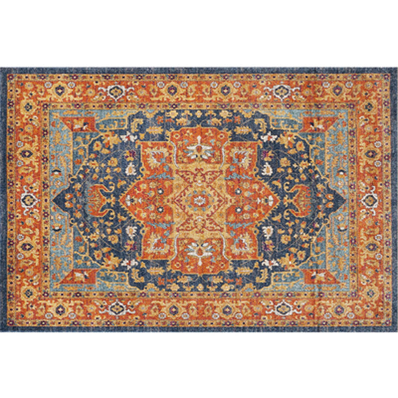 Tapis intérieur à fleur perse