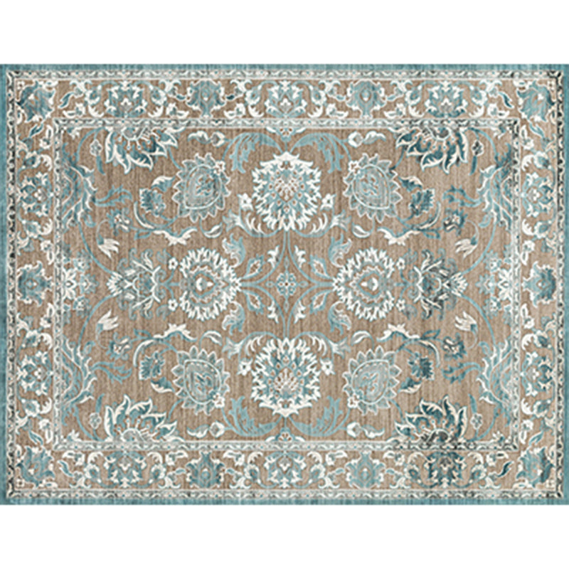 Tappeto interno rustico persiano tappeto a più color tappeti rosicanti di supporto anti-slip resistenti per camera