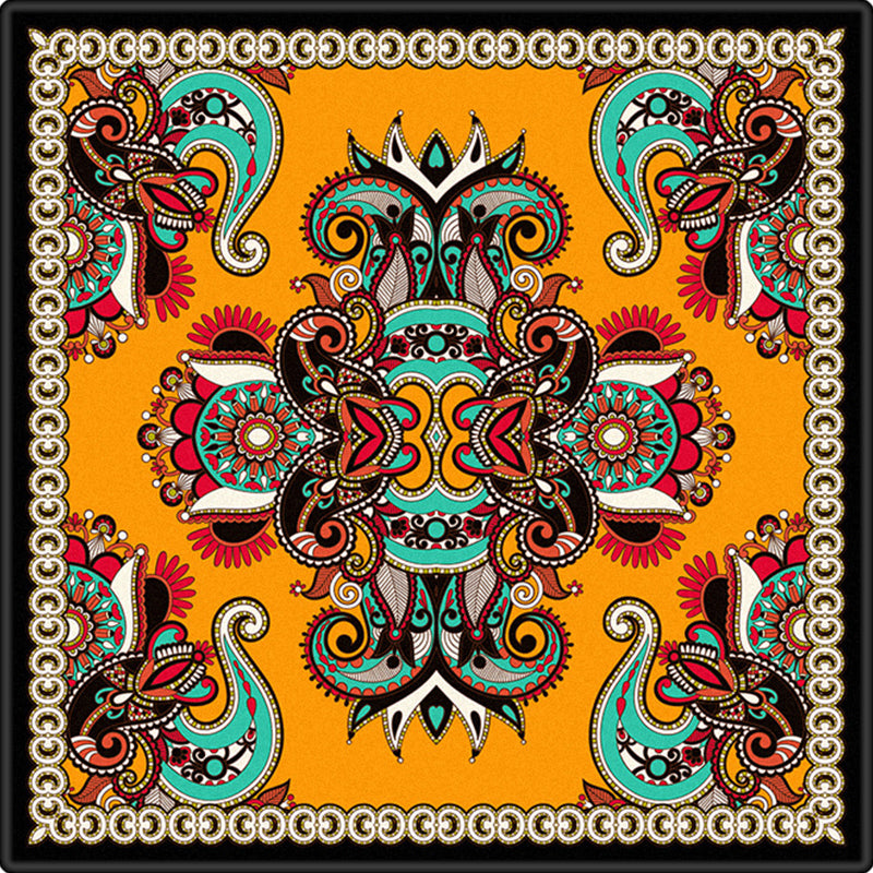 Leute Paisley gedruckter Teppich Multi-Farb-Oriental-Teppich Synthetikmaschinenwaschbar Färbung resistent
