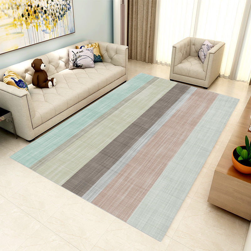Speciaal veelkleurig 3D geometrisch tapijt Polyester Scandinavisch tapijt Antislip achterkant Huisdiervriendelijk Machinewasbaar tapijt voor woondecoratie