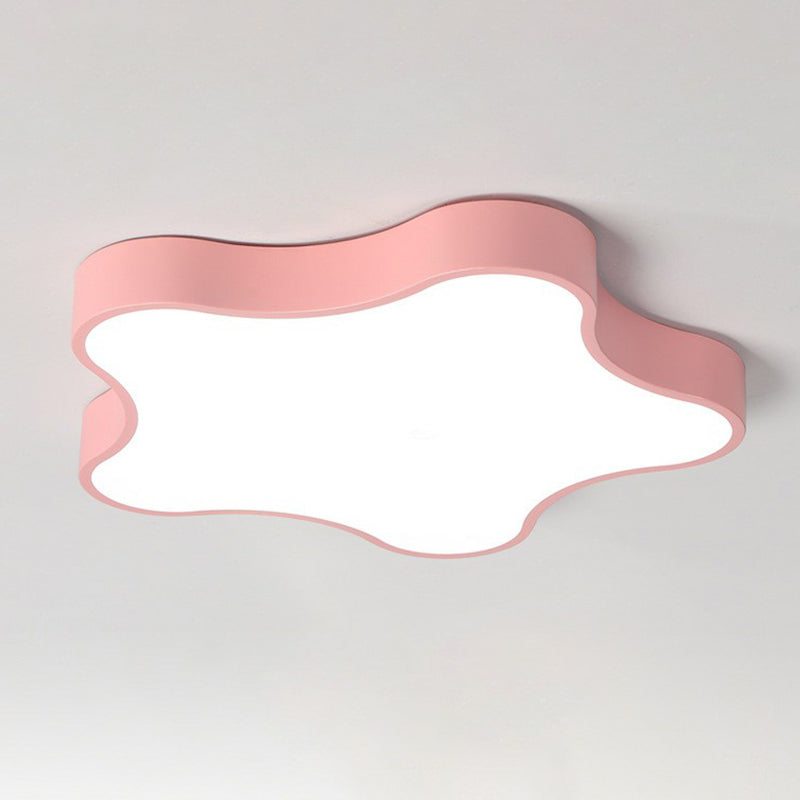 Sternförmige LED-Unterputz-Deckenbeleuchtung für Schlafzimmer in Metallic-Optik, minimalistisch