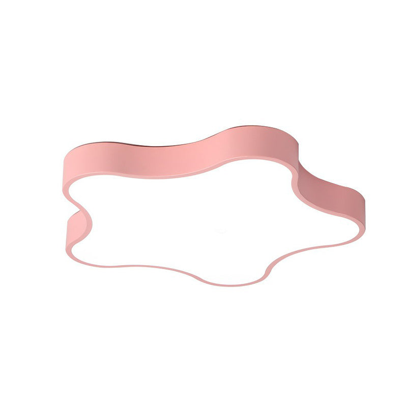 Sternförmige LED-Unterputz-Deckenbeleuchtung für Schlafzimmer in Metallic-Optik, minimalistisch