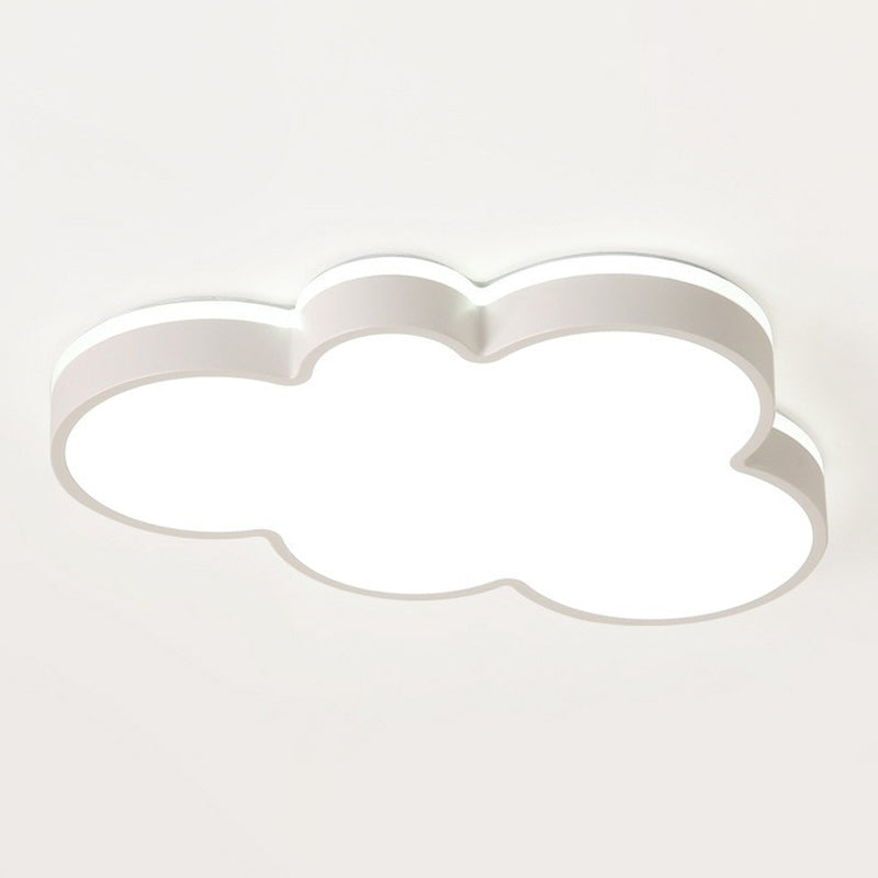 Acrylic Cloud Flush Ceiling Light Simplicity LED Flush Mount Lighting Fixture for Kids Bedroom