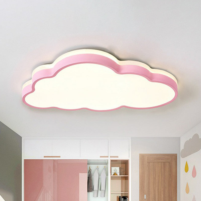 Wolkenförmige Kinder Schlafzimmer LED Unterputz Licht Acryl Nordische Stil Flush Mount Deckenleuchte Licht