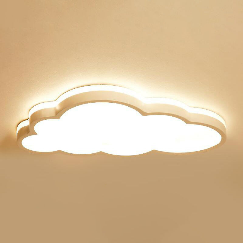 Wolkenförmige Kinder Schlafzimmer LED Unterputz Licht Acryl Nordische Stil Flush Mount Deckenleuchte Licht