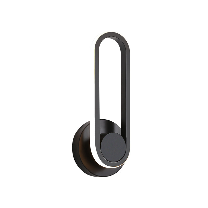 Lumière minimaliste OBLONCH-RING LEIL LETHÉLIQUE DE LED ACRYLIQU