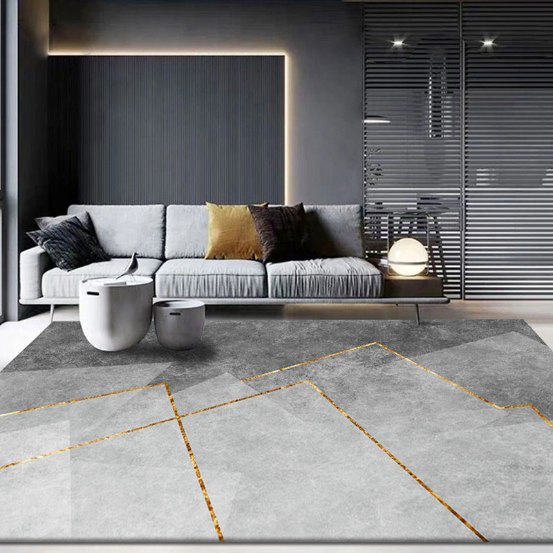 Alfombra geométrica multicolor polipropileno simplicidad alfombra resistente estancamiento alfombra lavable antideslizante para una gran habitación