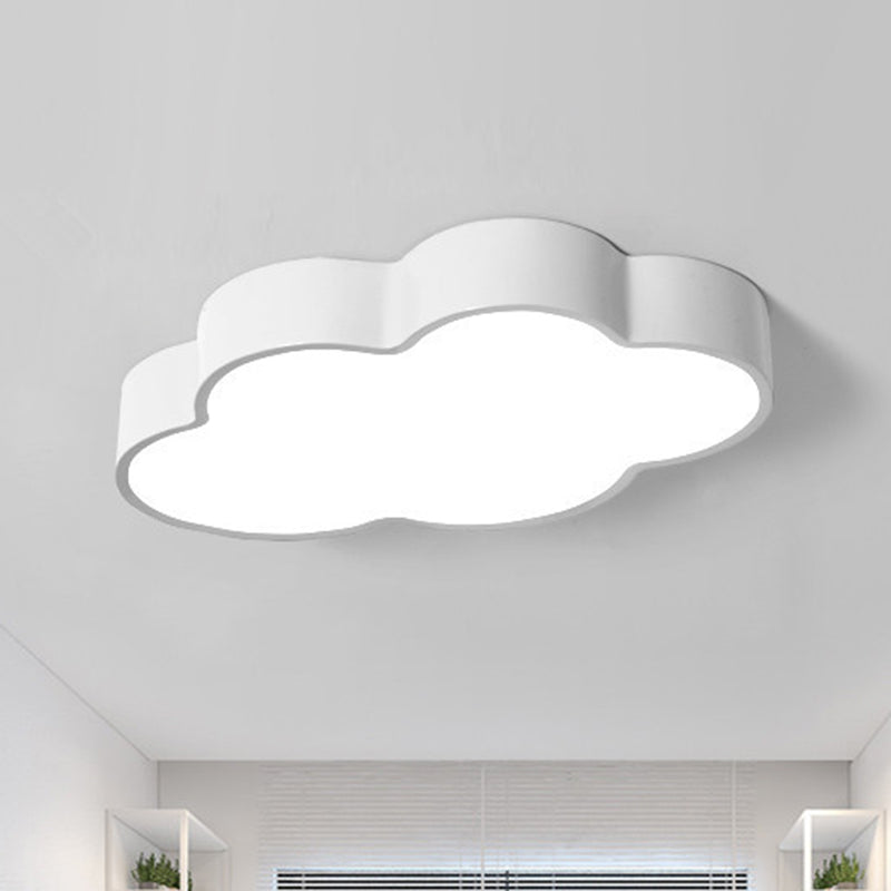 Acrylic Cloud Shade Flush Light Minimalist LED Flush Ceiling Light Fixture for Nursery