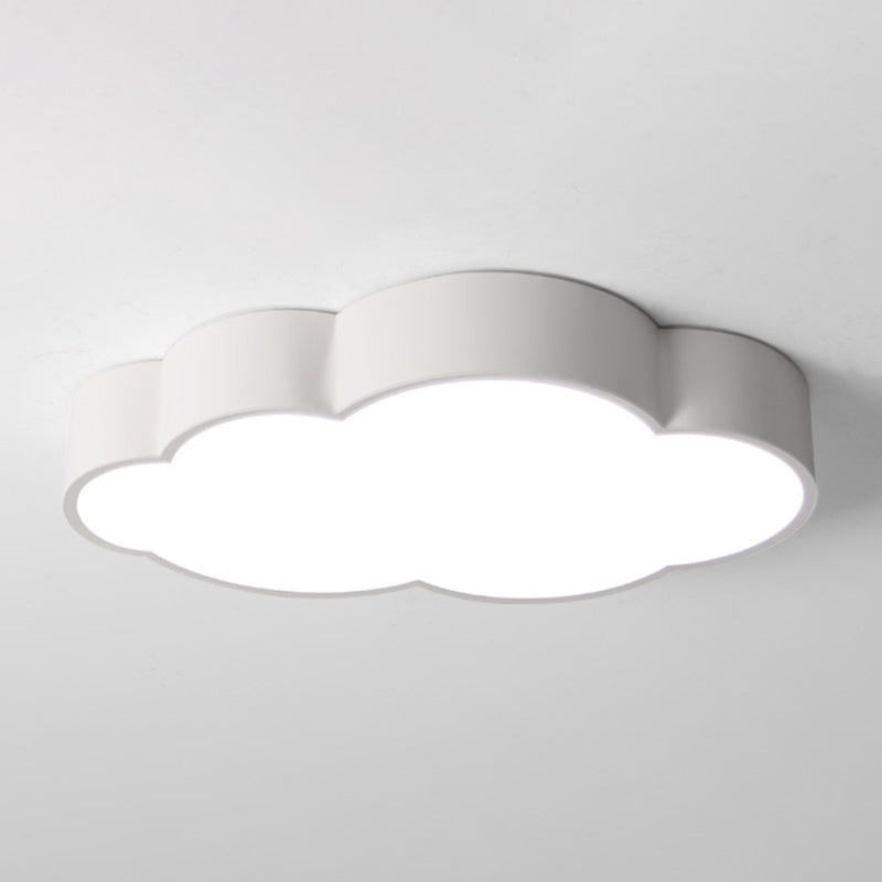 Acrylic Cloud Shade Flush Light Minimalist LED Flush Ceiling Light Fixture for Nursery
