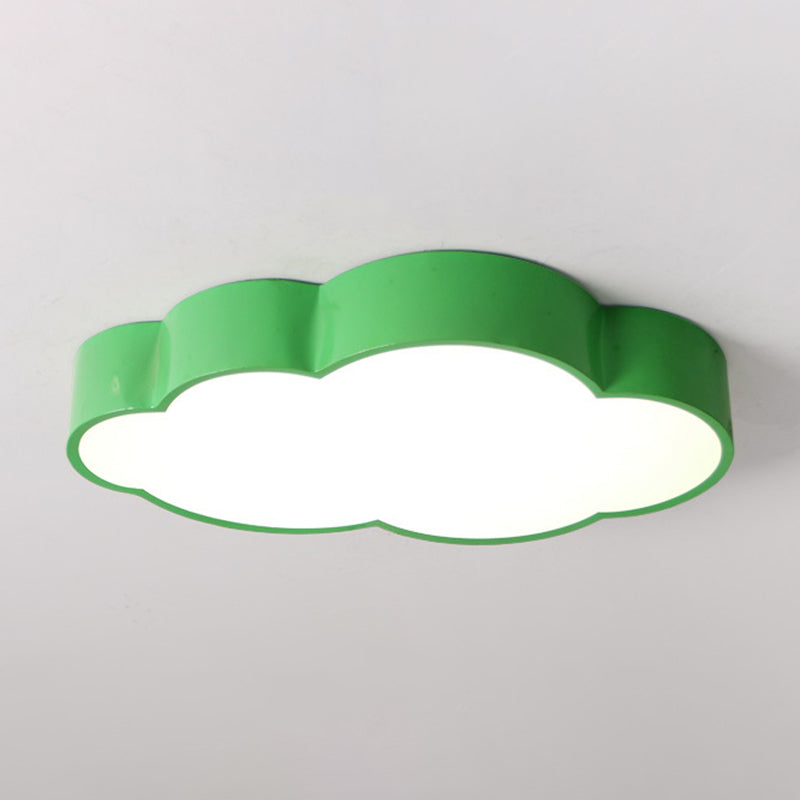 Acrylic Cloud Shade Flush Light Minimalist LED Flush Ceiling Light Fixture for Nursery