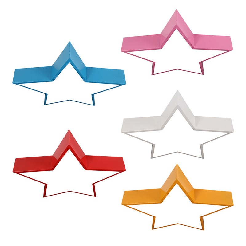Lámpara empotrada de estrella metálica, lámpara de techo empotrada LED minimalista con pantalla acrílica para guardería