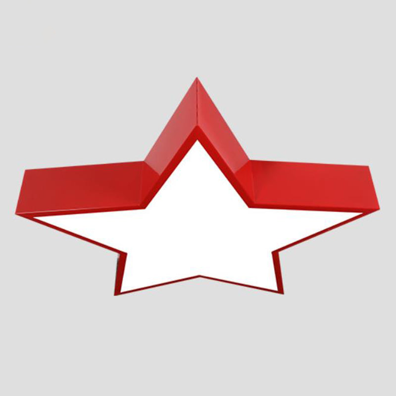 Metallic Star Flush Light Minimalistische LED-plafondlamp met acrylkap voor kinderkamer