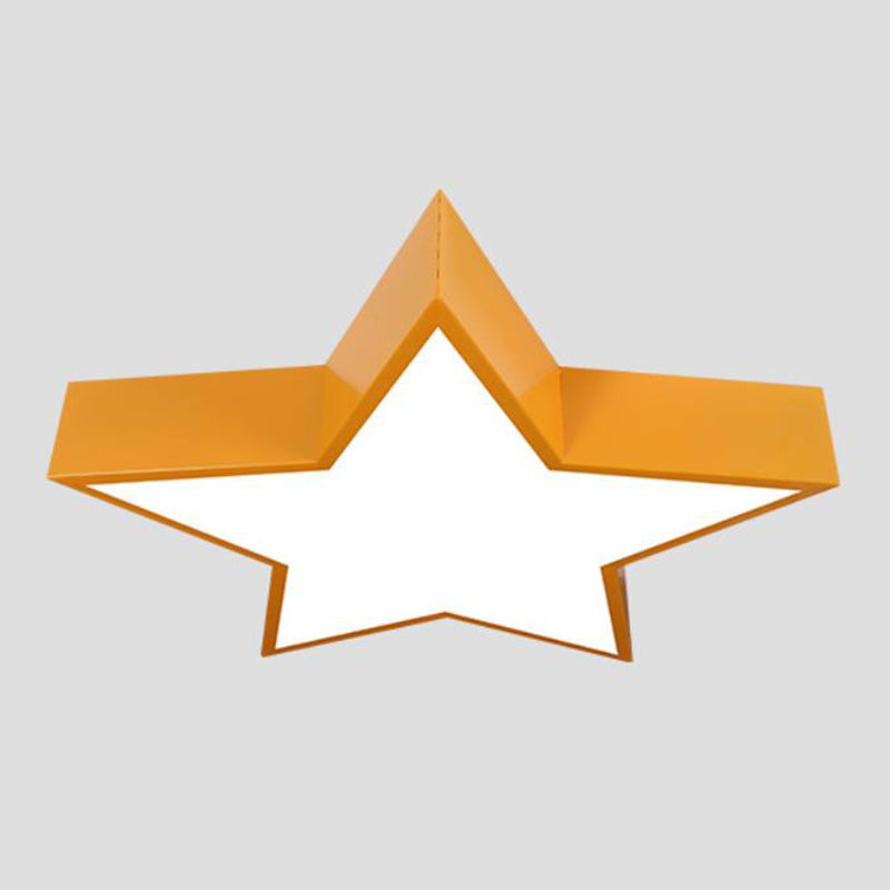 Metallic Star Flush Light Minimalistische LED-plafondlamp met acrylkap voor kinderkamer