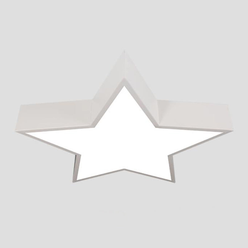Metallic Star Flush Light Minimalistische LED-plafondlamp met acrylkap voor kinderkamer