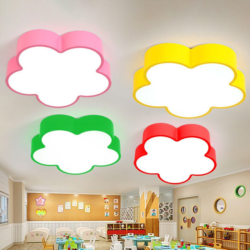 Bloemvormige inbouwverlichting Cartoon metallic kinderkamer LED inbouwarmatuur