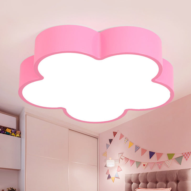 Bloemvormige inbouwverlichting Cartoon metallic kinderkamer LED inbouwarmatuur
