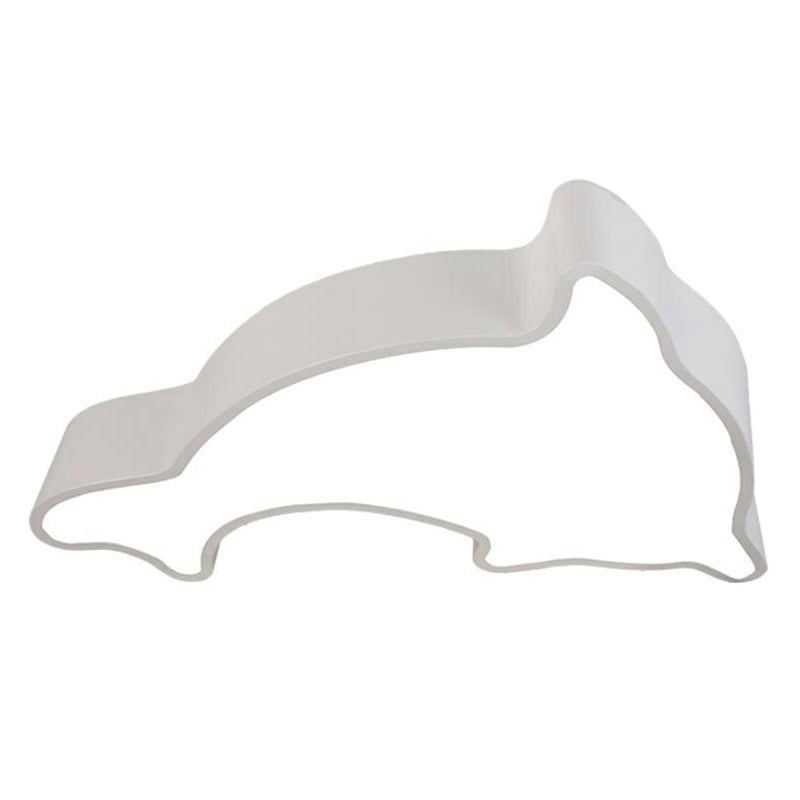 Plafonnier LED en forme de dauphin, luminaire minimaliste en acrylique, luminaire de plafond, idéal pour la maternelle