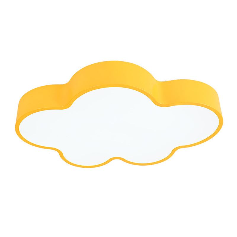 Cloud Shade Nursery Chandelier Lighting Acrylic Minimalist LED Pendant Light Fixture