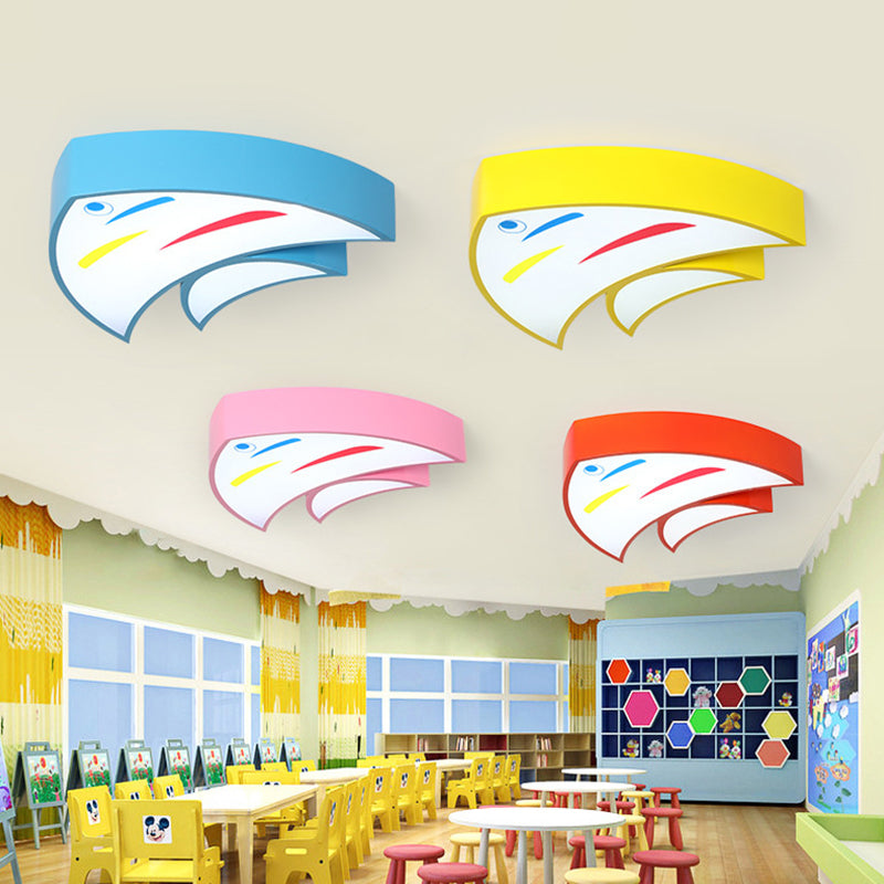 Kinderstijl Tropische Vissen Inbouwverlichting Metallic LED Inbouwarmatuur voor de kleuterschool