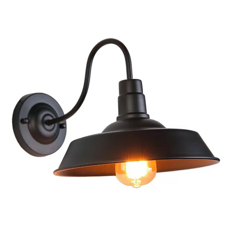 Ein-Bulb-Wandleuchte Vintage-Topf-Abdeckungs-Eisenwand-Lampe für das Restaurant