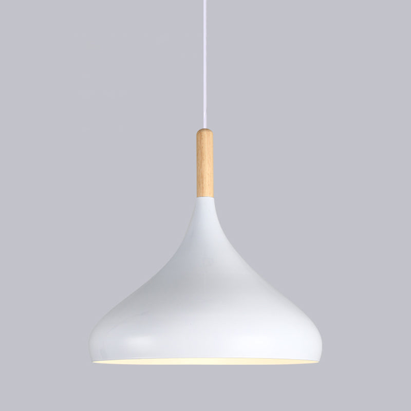 Industrial Cone Shade Ceiling Light Single Metal Hanging Pendant Light for Restaurant