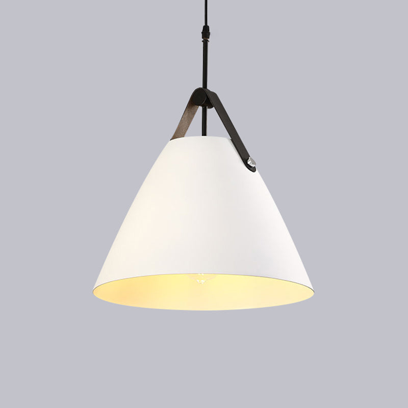 Industrial Cone Shade Ceiling Light Single Metal Hanging Pendant Light for Restaurant