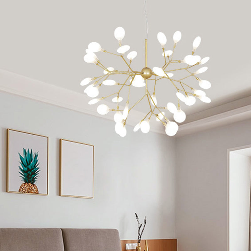 Firefly Shade lampadario a pendente a sospensione Light Nordic Living Room LED Luce in oro in oro