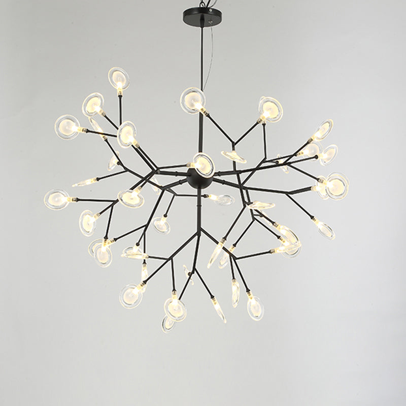 Sputnik Firefly LED Suspension Light Minimalist Acrylic Bedroom Chandelier Lighting