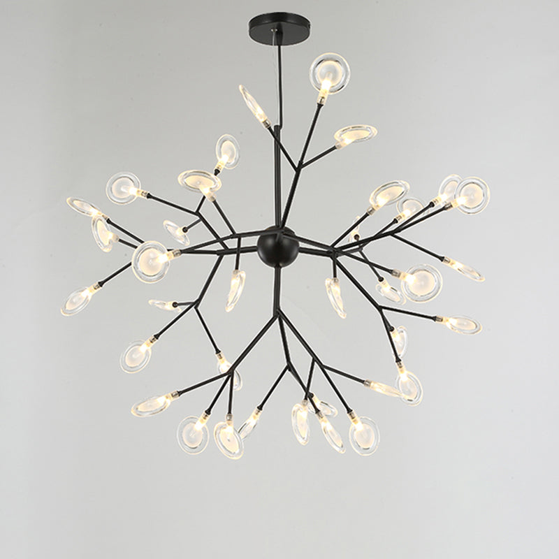 Sputnik Firefly LED Suspension Light Minimalist Acrylic Bedroom Chandelier Lighting