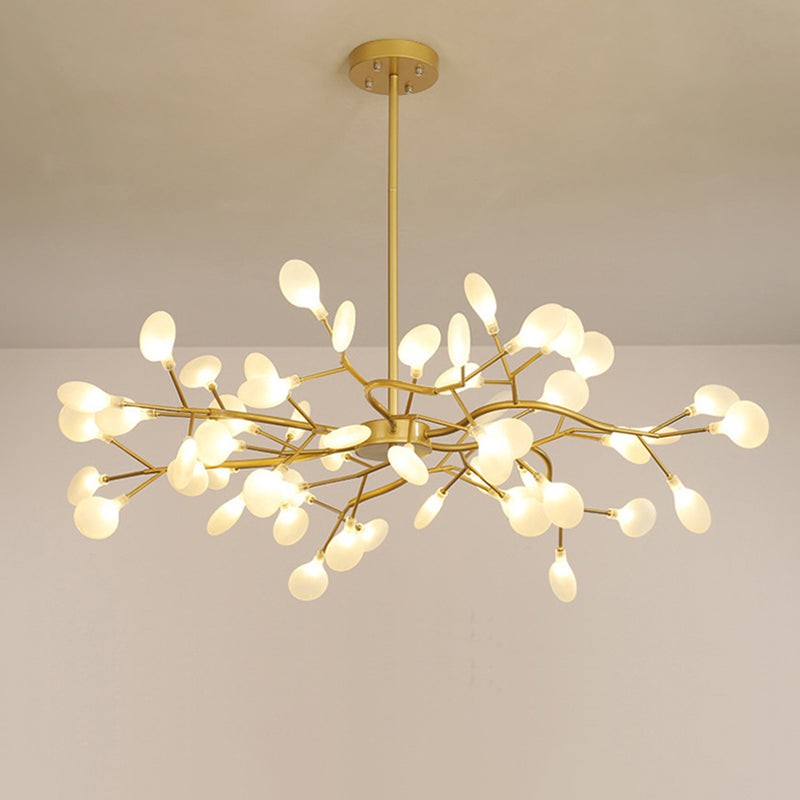 Simplicity Branched Firefly Chandelier Light Acrylic Living Room LED Pendant Light Fixture