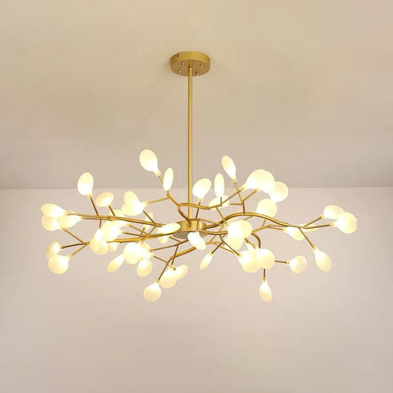 Simplicity Branched Firefly Chandelier Light Acrylic Living Room LED Pendant Light Fixture