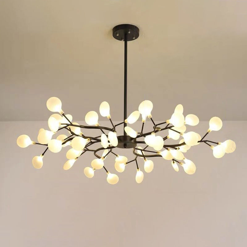 Simplicity Branched Firefly Chandelier Light Acrylic Living Room LED Pendant Light Fixture
