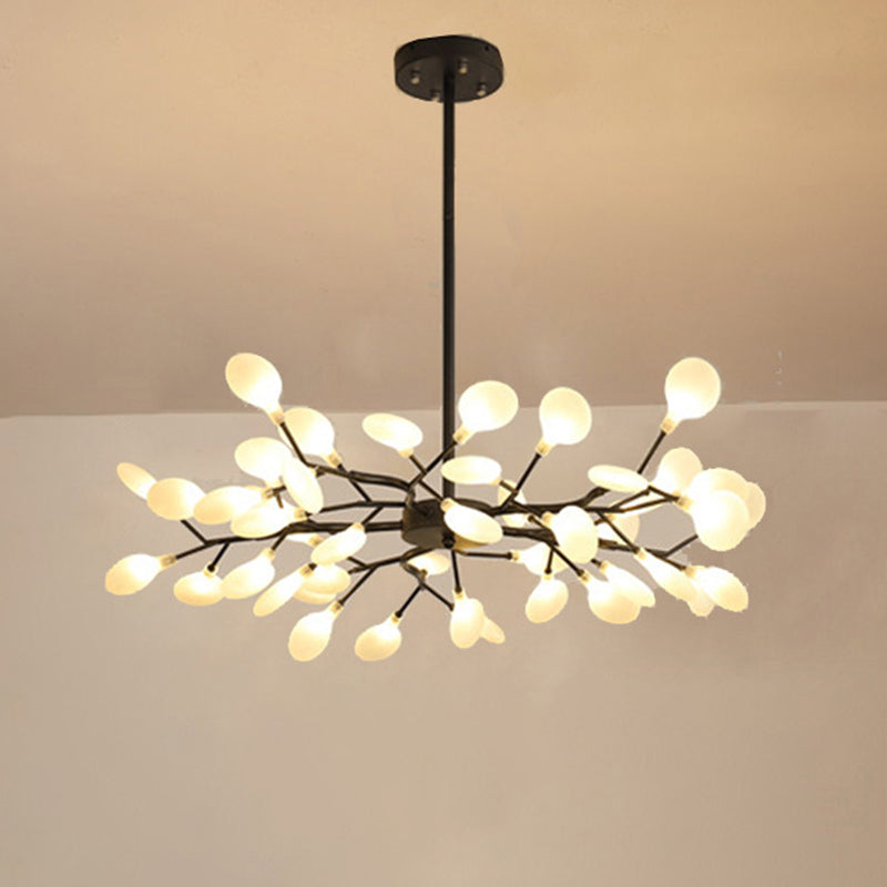 Simplicity Branched Firefly Chandelier Light Acrylic Living Room LED Pendant Light Fixture