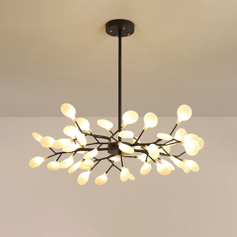 Simplicity Branched Firefly Chandelier Light Acrylic Living Room LED Pendant Light Fixture