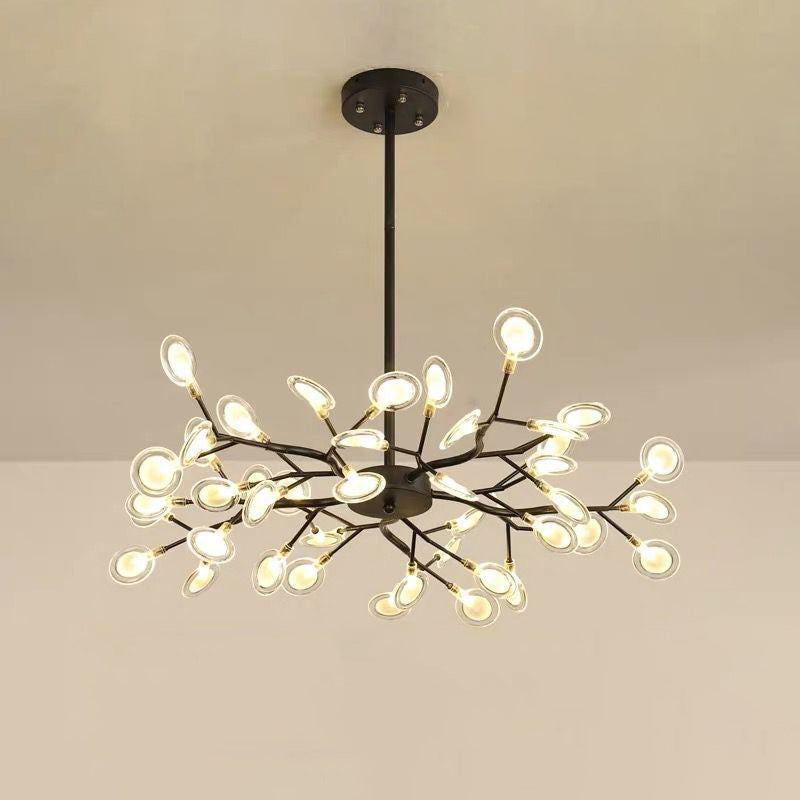 Simplicity Branched Firefly Chandelier Light Acrylic Living Room LED Pendant Light Fixture