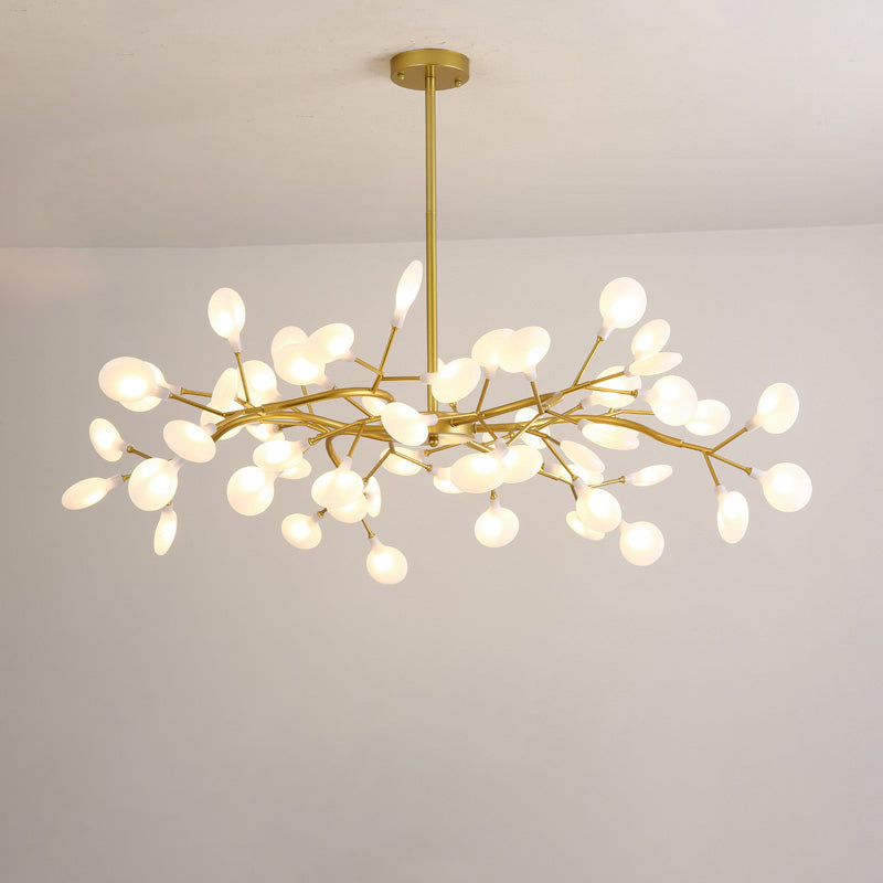 Acryl Firefly LED Suspensie Licht Licht Noordse stijl Kroonluchter Licht voor Woonkamer