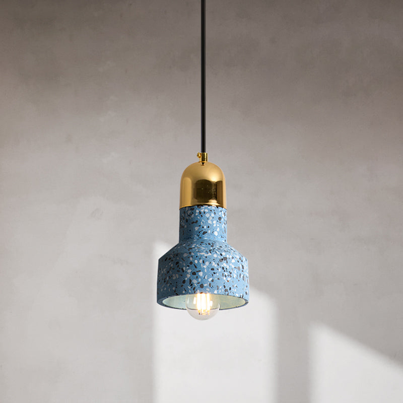 Cement Geometrisch plafondlicht Noordse stijl 1-licht hangende lamp voor restaurant