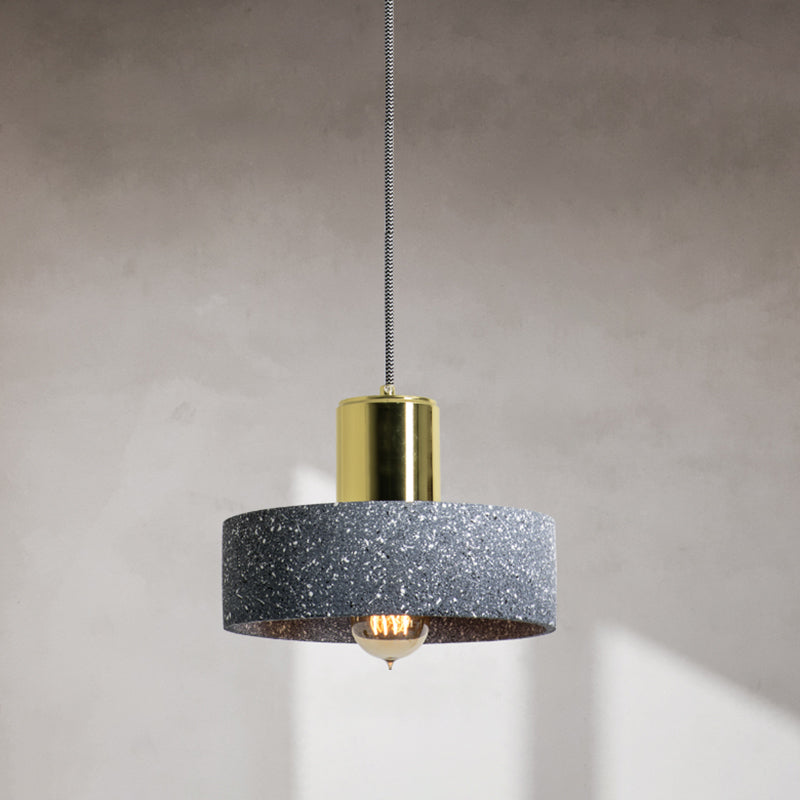 Cement Geometrisch plafondlicht Noordse stijl 1-licht hangende lamp voor restaurant