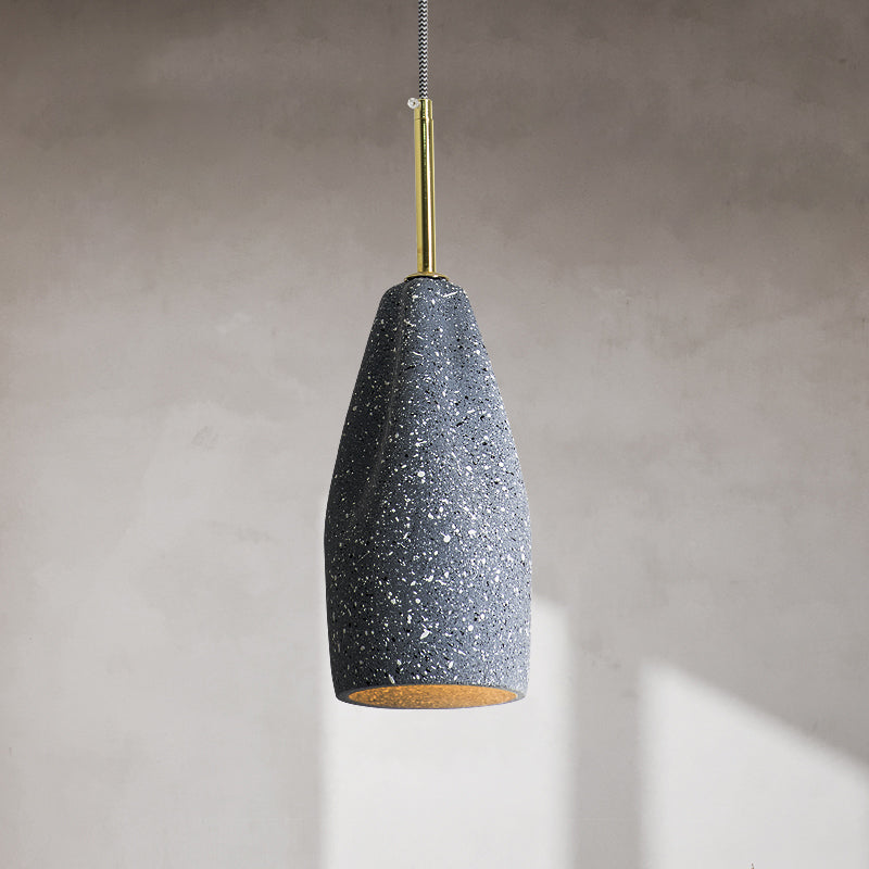 Cement Geometrisch plafondlicht Noordse stijl 1-licht hangende lamp voor restaurant